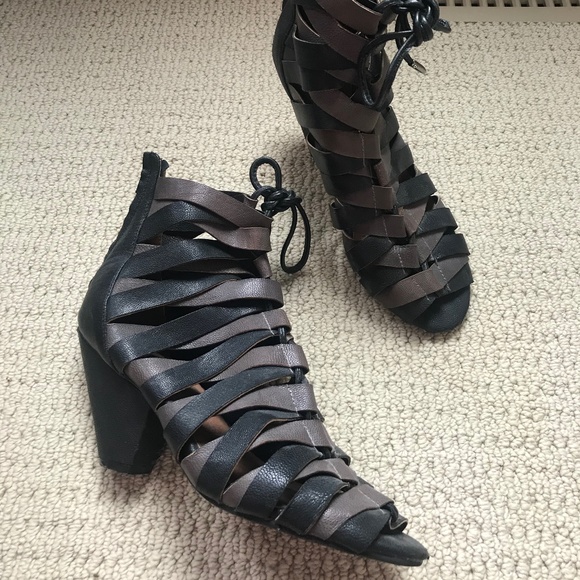 Jeffrey Campbell Ibiza Last Strappy Sandal Heels - Picture 4 of 4